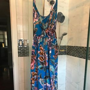 ASOS PETITE Woven Wrap Maxi Beach Dress US8